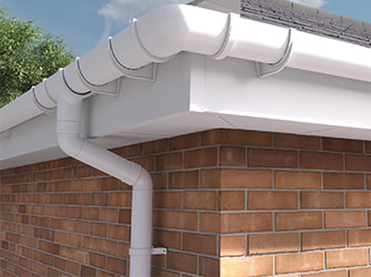 Wide range of guttering and downpipes