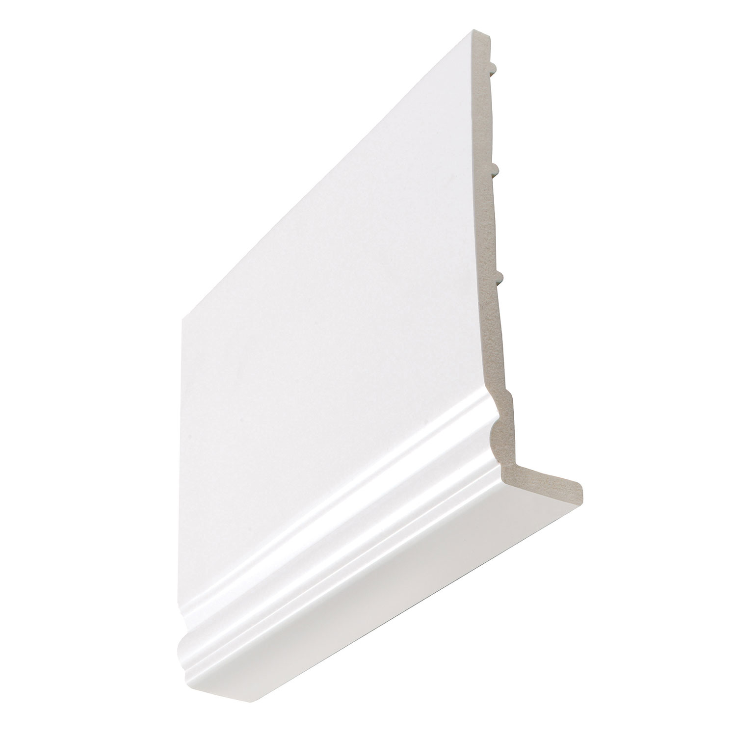 Brilliant White Ogee 8mm x 200mm Fascia Board (5m | Kestrel)