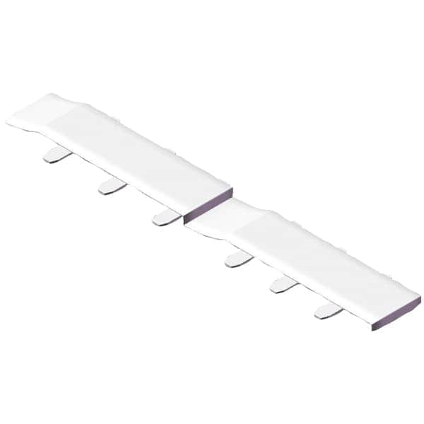 White 300mm cover joint for Kavex external cladding (Kestrel)
