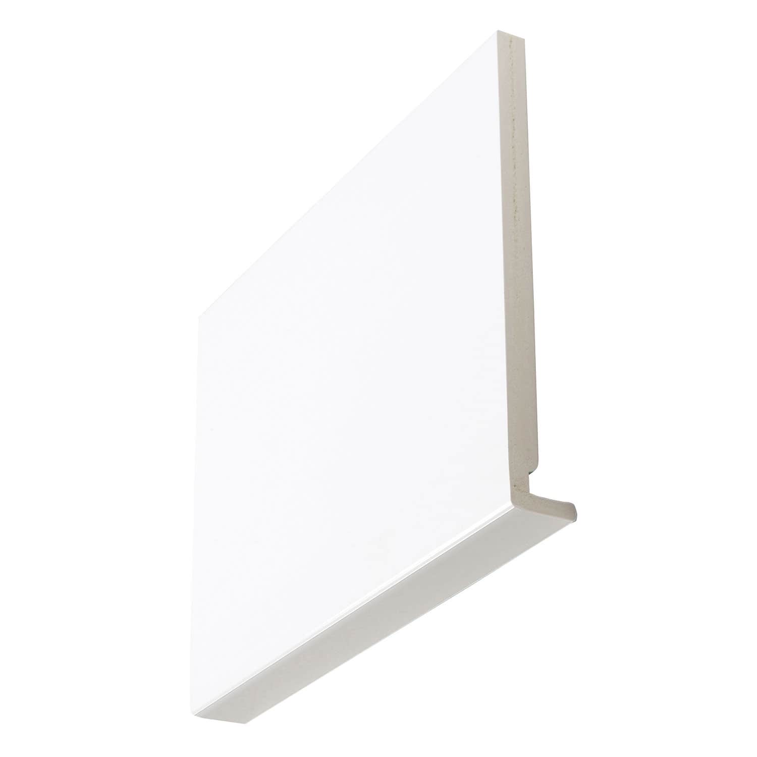Brilliant White Square Chamfered 16mm x 250mm Full Replacement Fascia Board (5m | Kestrel)