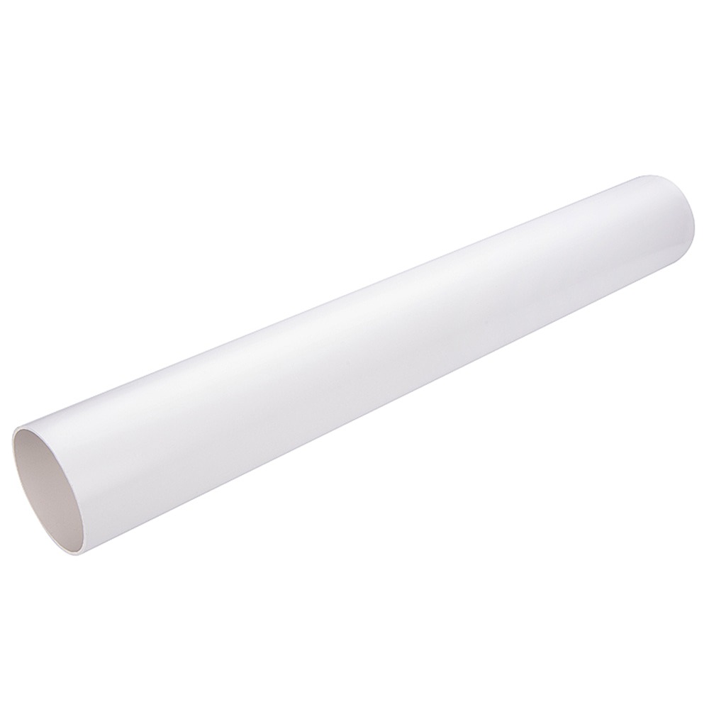 White 68mm Round Downpipe (2.5m)