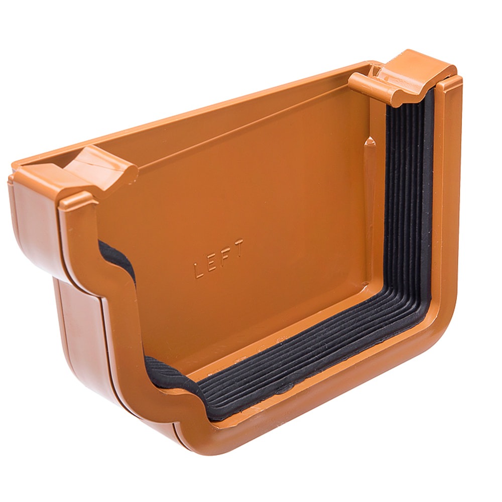 Caramel 120mm Ogee Left Hand External Stopend (Kayflow)