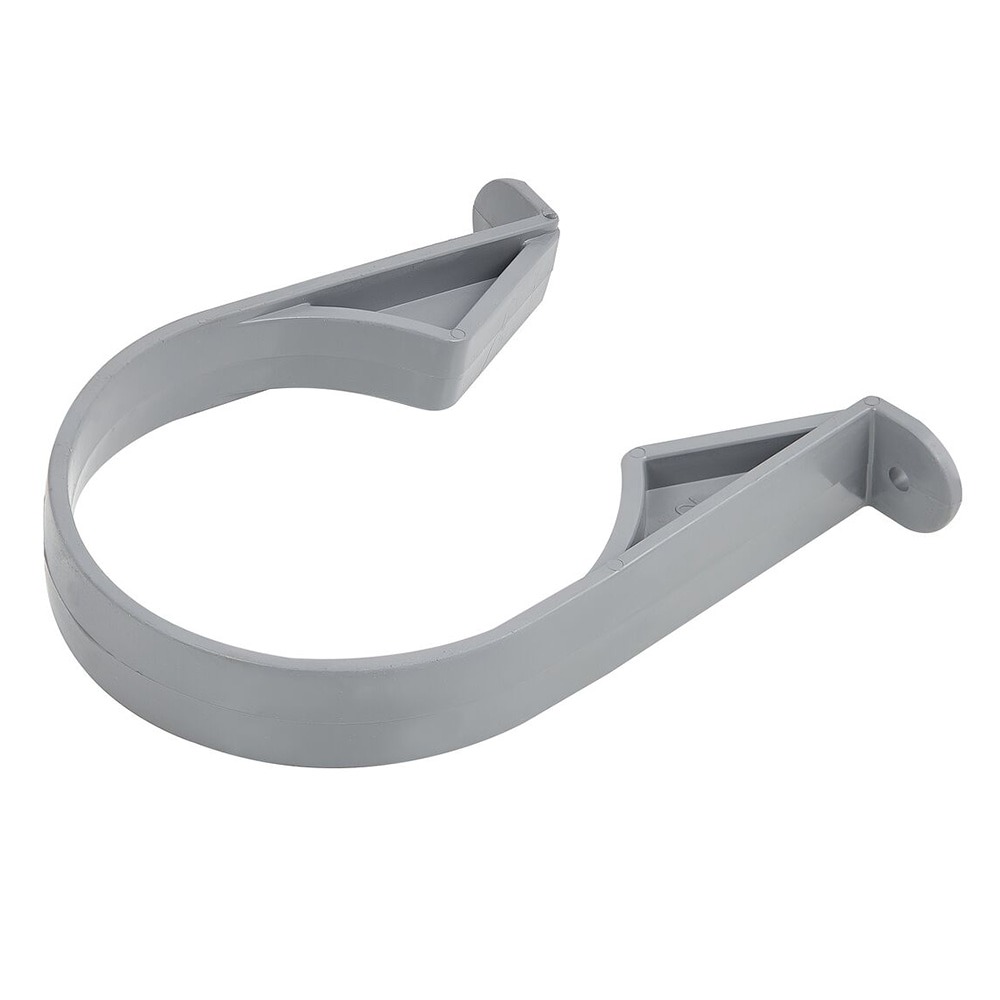 Grey 110mm Pipe Clip (Kayflow)