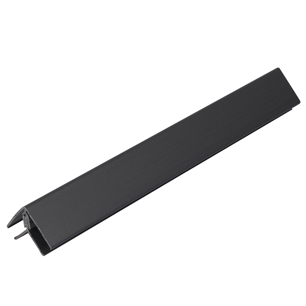 Carbon 5mm - 8mm Bathroom Panel 2 Part Universal Corner (2.6m | Pack of: 1 | Marbrex)