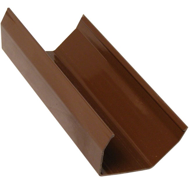 Brown 117mm Square Guttering